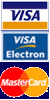 VISA, VISA ELECTRON, MasterCard, WebMoney